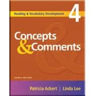 Reading and Vocabulary Development 4: Concepts & Comments