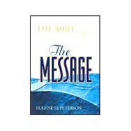 The Bible the Message: Navy Bonded Leather