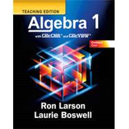 Common Core Algebra 1 with CalcChat & CalcView Teaching Edition