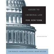 Guide To Criminal Law For New York book cover, ISBN 9780534644178