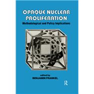 Opaque Nuclear Proliferation: Methodological and Policy Implications