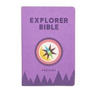 CSB Explorer Bible for Kids, Lavender Compass LeatherTouch