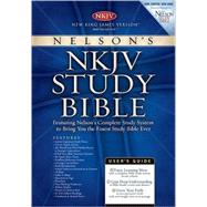 Nelson's Study Bible: New King James Version, Black Bonded Leather