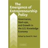 The Emergence of Entrepreneurship Policy