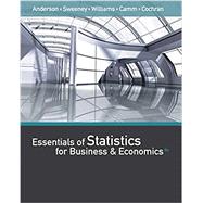 Essentials of Statistics for Business and Economics (Book Only)