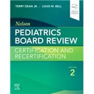 Nelson Pediatrics Board Review book cover, ISBN 9780323934190