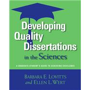 Developing Quality Dissertations in the Sciences