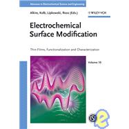 Electrochemical Surface Modification Thin Films, Functionalization and Characterization