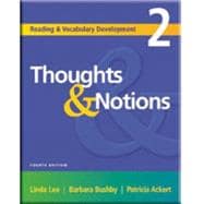Reading and Vocabulary Development 2: Thoughts & Notions