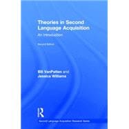 Theories in Second Language Acquisition: An Introduction