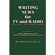 Writing News for TV and Radio