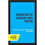 Anthology of Catalan Lyric Poetry