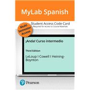 MyLab Spanish with Pearson eText -- Access Card for 2020 Release -- for ¡Anda! Curso intermedio (multi semester access)