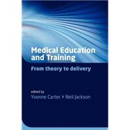 Medical Education and Training From theory to delivery