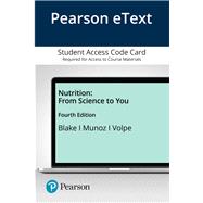 Pearson eText Nutrition From Science to You -- Access Card