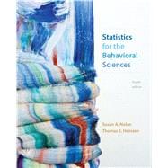 Statistics for the Behavioral Sciences