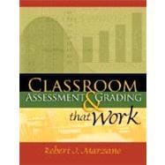 Classroom Assessment and Grading That Work