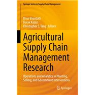 Agricultural Supply Chain Management Research