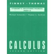 Calculus: Student's Solutions Manual