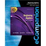 eCompanion for Aufmann/Lockwood's Beginning Algebra, 1st