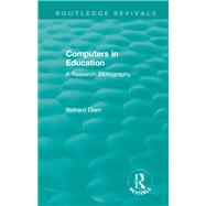 Computers in Education (1988): A Research Bibliography
