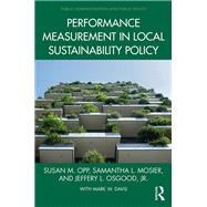 Performance Measurement in Local Sustainability Policy