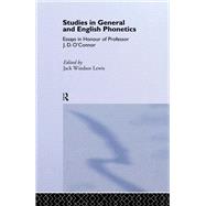Studies in General and English Phonetics