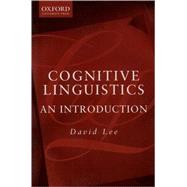 Cognitive Linguistics An Introduction