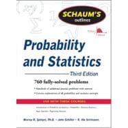 Schaum's Outline of Probability and Statistics, 3/E