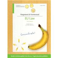 EU Law Concentrate Law Revision and Study Guide,9780199654253