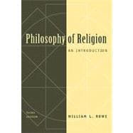 Philosophy of Religion An Introduction