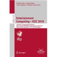 Entertainment Computing – ICEC 2018
