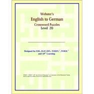 Webster's English to German Crossword Puzzles