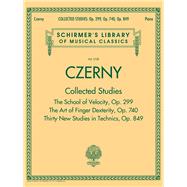 Czerny: Collected Studies - Op. 299, Op. 740, Op. 849 Schirmer Library of Classics Volume 2108