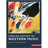 Concise History of Western Music with Total Access registration card