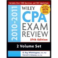 Wiley CPA Examination Review, 37th Edition, 2010-2011, Volumes 1 and 2, Set, 37th Edition, 2010-2011