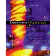 Experimental Psychology Understanding Psychological Research (with InfoTrac)