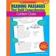 Reading Passages That Build Comprehension: Context Clues Grades 2-3