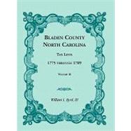 Bladen County, North Carolina, Tax Lists: 1775 Through 1789