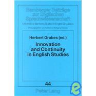Innovation and Continuity in English Studies