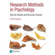 Research Methods in Psychology,9781292134277