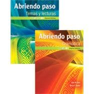 ABRIENDO PASO 2014 BUNDLE: LECTURA STUDENT EDITION + GRAMATICA STUDENT EDITION + DIGITAL COURSEWARE 7-YEAR LICENSE REALIZE
