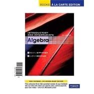 Introductory and Intermediate Algebra, A La Carte Edition