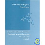 American Pageant since 1865 Vol. 2 : A History of the Republic