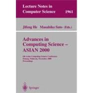 Advances in Computing Science - Asian 2000