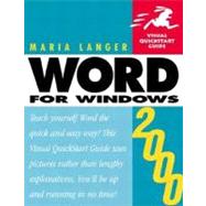 Word 2000 for Windows: Visual QuickStart Guide