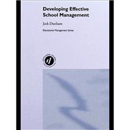 Developing Effective School Management