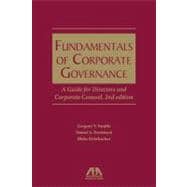 Fundamentals of Corporate Governance A Guide for Directors and Corporate Counsel