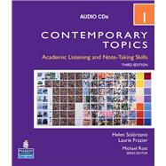Contemporary Topics 1 Academic Listening and Note-Taking Skills (Intermediate) Audio CD
