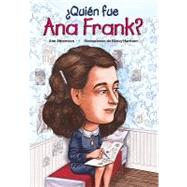 ¿Quien fue Ana Frank?/ Who Was Anne Frank?